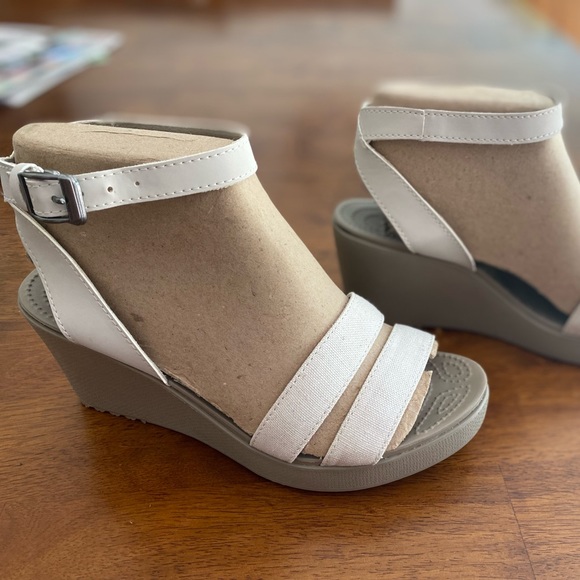 CROCS Shoes Crocs Leigh Ii Ankle Strap Wedge Sandals Poshmark
